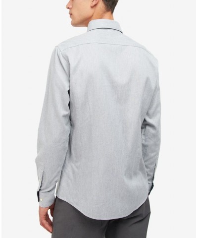 Men's Seaham Tailored Long Sleeve Shirt Gray $38.50 Shirts