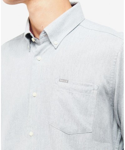 Men's Seaham Tailored Long Sleeve Shirt Gray $38.50 Shirts