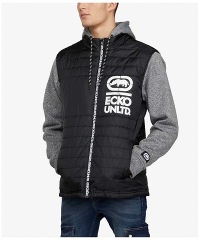 Men's Break It Down Hybrid Jacket Black $48.02 Jackets