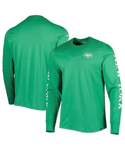 Men's Green New York Jets Franklin Long Sleeve T-shirt $28.31 T-Shirts