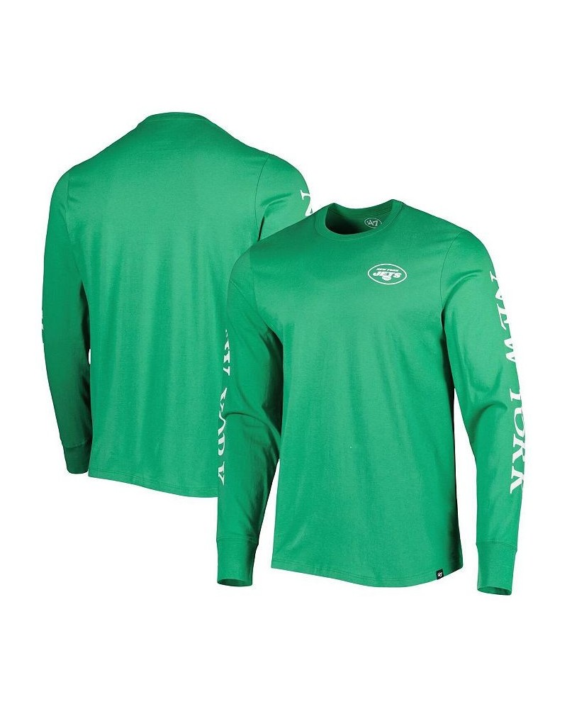 Men's Green New York Jets Franklin Long Sleeve T-shirt $28.31 T-Shirts