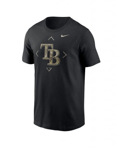 Men's Black Tampa Bay Rays Camo Logo T-shirt $18.00 T-Shirts