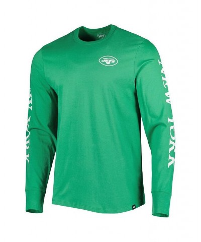 Men's Green New York Jets Franklin Long Sleeve T-shirt $28.31 T-Shirts