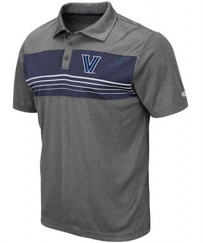 Men's Heathered Charcoal Villanova Wildcats Smithers Polo $28.99 Polo Shirts