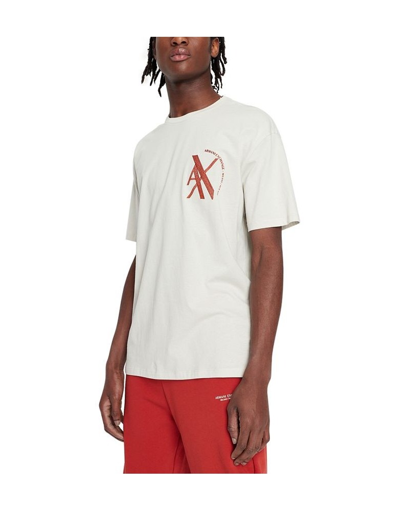 Men's Overlap Logo Graphic T-Shirt White $38.50 T-Shirts