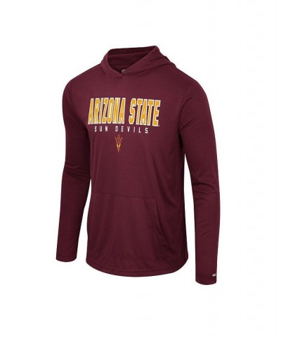 Men's Maroon Arizona State Sun Devils Team Color Rival Hoodie Long Sleeve T-shirt $26.95 T-Shirts