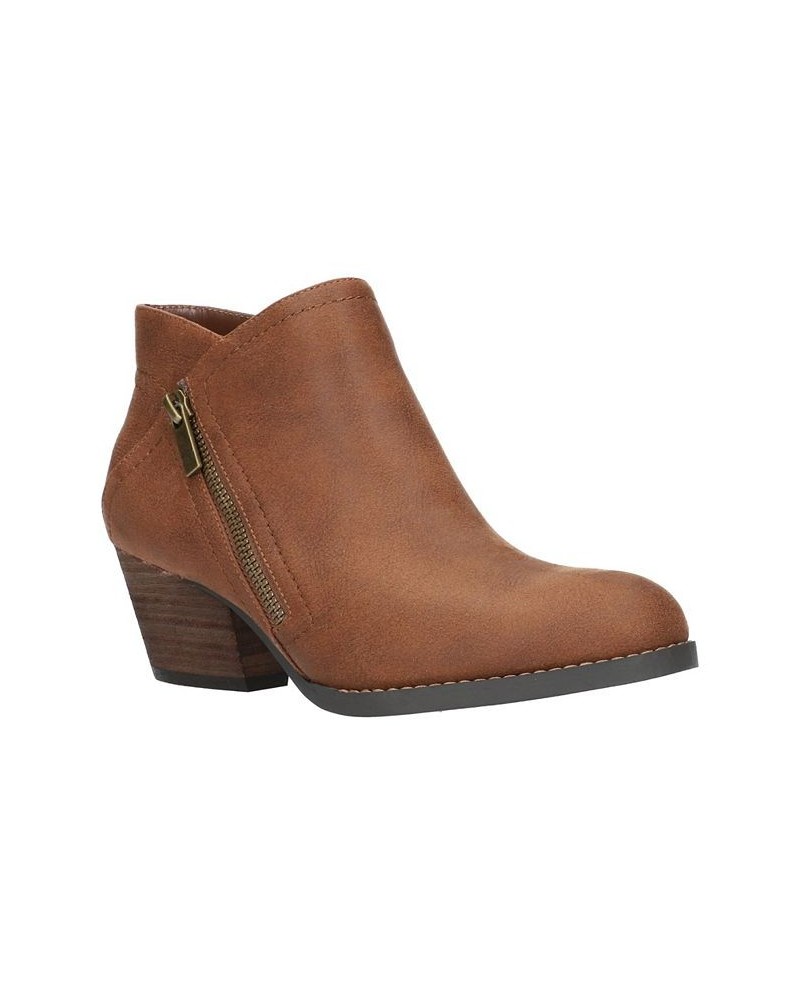 Bobbi Comfort Booties Tan/Beige $38.00 Shoes