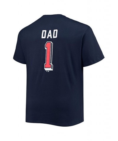 Men's Navy Boston Red Sox Big and Tall Father's Day 1 Dad T-shirt $28.49 T-Shirts