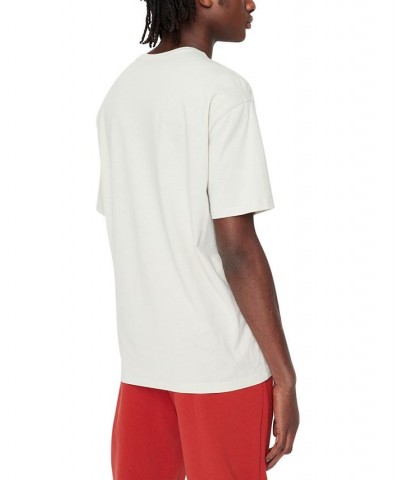 Men's Overlap Logo Graphic T-Shirt White $38.50 T-Shirts