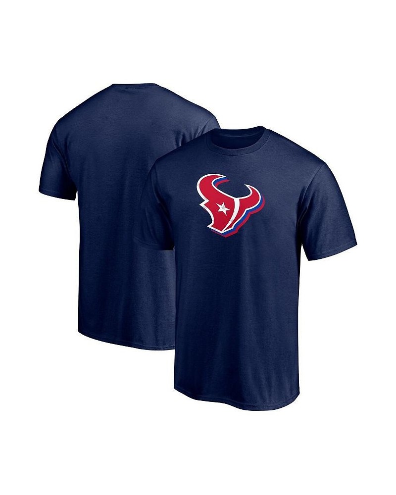 Men's Branded Navy Houston Texans Red White and Team T-shirt $15.84 T-Shirts