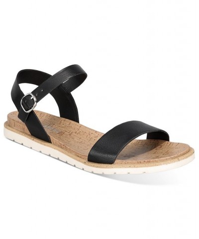 Mattie Flat Sandals Black $23.80 Shoes