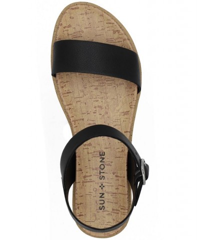 Mattie Flat Sandals Black $23.80 Shoes