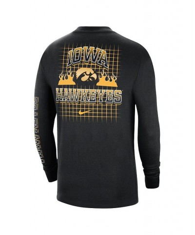 Men's Black Iowa Hawkeyes Tour Max 90 Long Sleeve T-shirt $30.24 T-Shirts