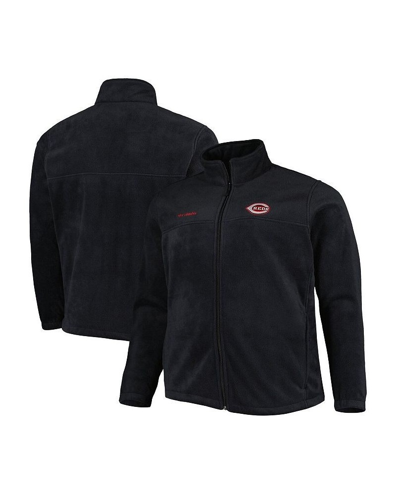 Men's Black Cincinnati Reds Big and Tall Steens Mountain Full-Zip Jacket $33.00 Jackets