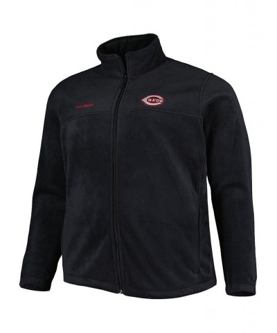 Men's Black Cincinnati Reds Big and Tall Steens Mountain Full-Zip Jacket $33.00 Jackets