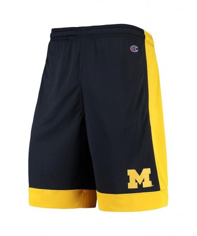 Men's Navy Michigan Wolverines Outline Shorts $21.15 Shorts