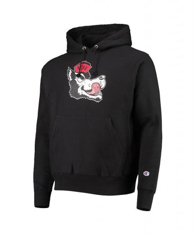 Men's Black NC State Wolfpack Vault Logo Reverse Weave Pullover Hoodie $40.85 Sweatshirt