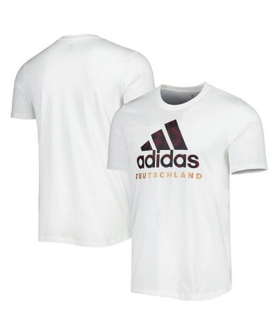 Men's White Germany National Team DNA Graphic T-shirt $28.49 T-Shirts