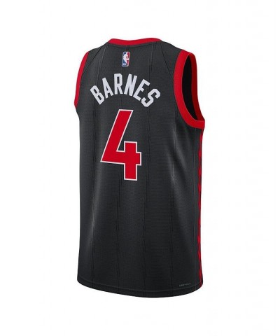 Men's Brand Scottie Barnes Black Toronto Raptors 2022/23 Replica Swingman Jersey - Statement Edition $49.00 Jersey