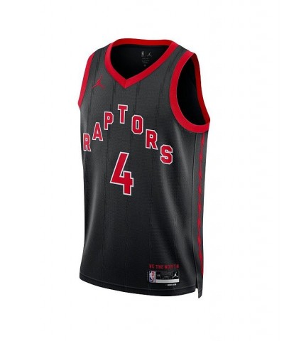 Men's Brand Scottie Barnes Black Toronto Raptors 2022/23 Replica Swingman Jersey - Statement Edition $49.00 Jersey