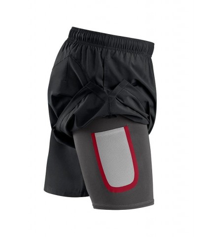 Men's Branded Black Chicago Blackhawks Authentic Pro Rink Shorts $37.50 Shorts