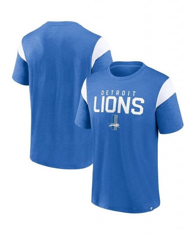 Men's Branded Blue Detroit Lions Home Stretch Team T-shirt $25.51 T-Shirts