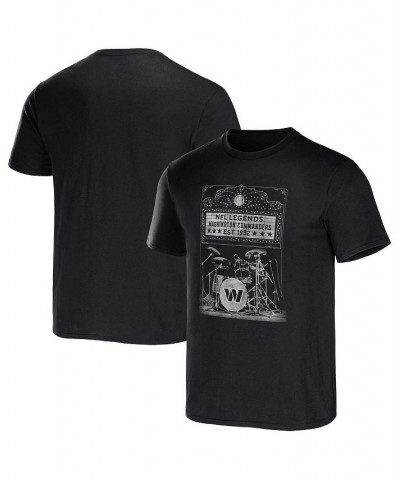 Men's NFL x Darius Rucker Collection by Black Washington Commanders Band T-shirt $21.05 T-Shirts