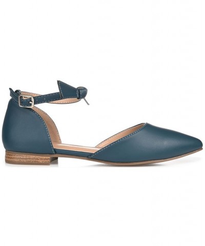 Women's Vielo Flat Blue $46.74 Shoes