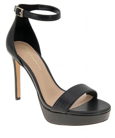 Women's Nallah Platform Sandal Black $45.78 Shoes