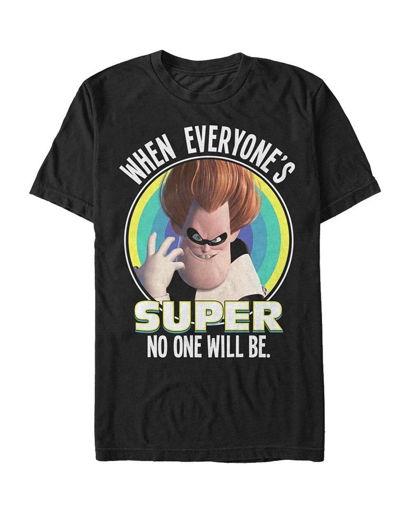 Disney Pixar Men's Incredibles Super Syndrome, Short Sleeve T-Shirt Black $15.40 T-Shirts