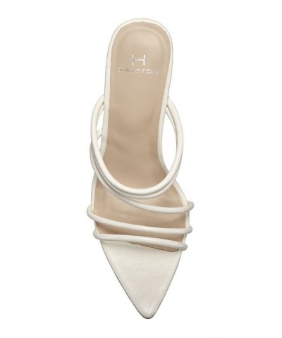 Women's Sculpted-Heeled Sandals White $37.80 Shoes