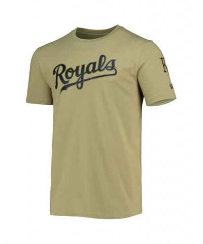 Men's Olive Kansas City Royals Brushed Armed Forces T-shirt $24.29 T-Shirts