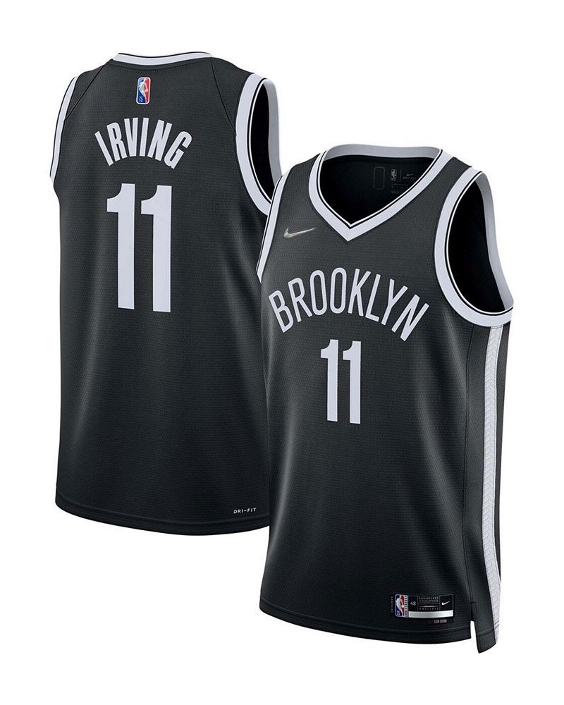 Men's Kyrie Irving Black Brooklyn Nets 2021/22 Diamond Swingman Jersey - Icon Edition $51.36 Jersey