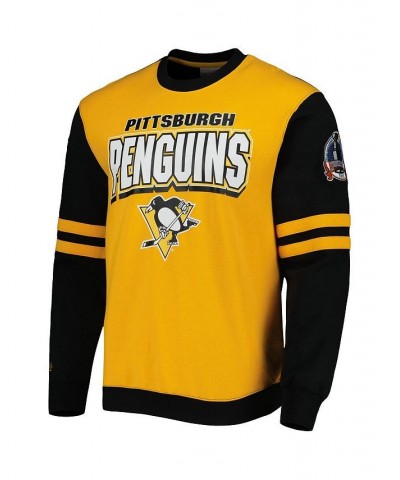 Men's Gold, Black Pittsburgh Penguins 1992 Stanley Cup Champions Pullover Sweatshirt $58.80 Sweatshirt