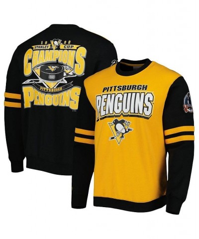 Men's Gold, Black Pittsburgh Penguins 1992 Stanley Cup Champions Pullover Sweatshirt $58.80 Sweatshirt