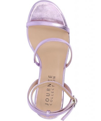 Women's Samilee Platform Sandals Purple $50.99 Shoes