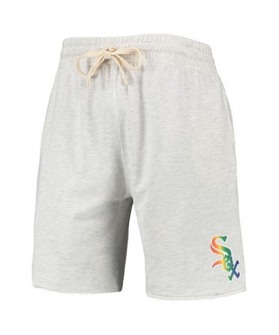 Men's Oatmeal Chicago White Sox Mainstream Logo Terry Tri-Blend Shorts $22.00 Shorts