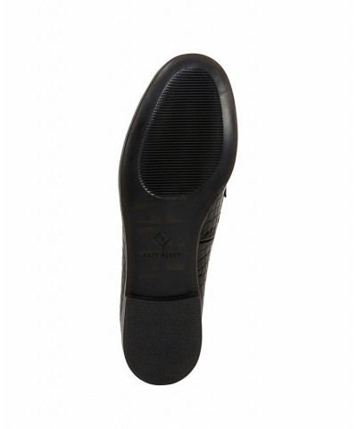 Women's The Geli Round Toe Loafer Flats Black $47.52 Shoes