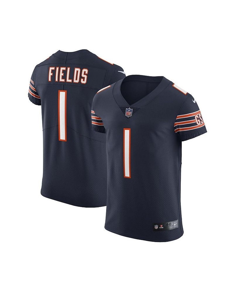 Men's Justin Fields Navy Chicago Bears Vapor Elite Jersey $109.62 Jersey