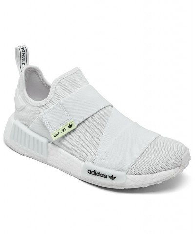 Women's NMD R1 Casual Sneakers White $48.40 Shoes