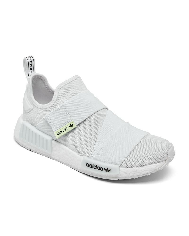 Women's NMD R1 Casual Sneakers White $48.40 Shoes