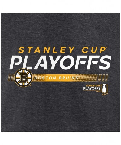 Men's Branded Charcoal Boston Bruins 2022 Stanley Cup Playoffs Playmaker T-shirt $22.94 T-Shirts