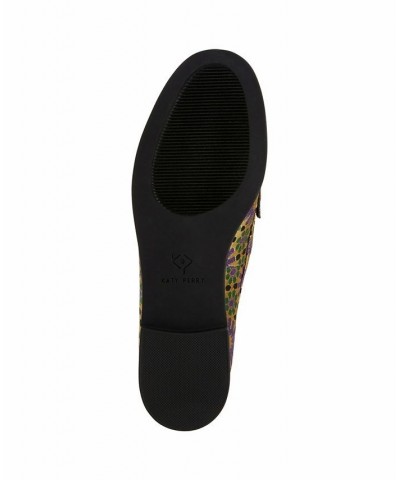 Women's The Geli Round Toe Loafer Flats Black $47.52 Shoes