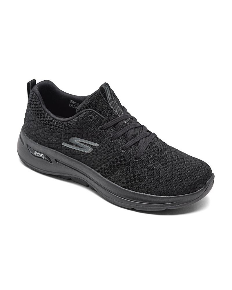 Women's GO Walk - Arch Fit Unify Arch Support Walking Sneakers Black $39.75 Shoes