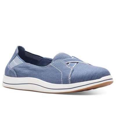 Women's Breeze Skip Cloudsteppers Sneakers Blue $43.20 Shoes