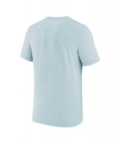 Men's Light Blue Paris Saint-Germain Swoosh T-shirt $17.20 T-Shirts