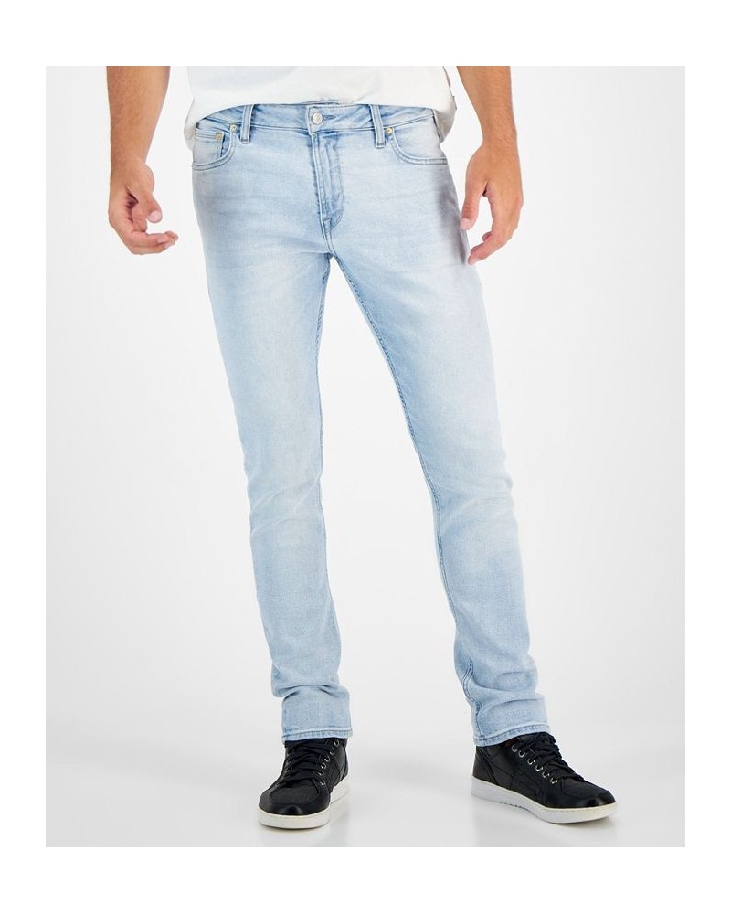 Men's Slim-Fit Light-Wash Jeans Yellow $49.56 Jeans