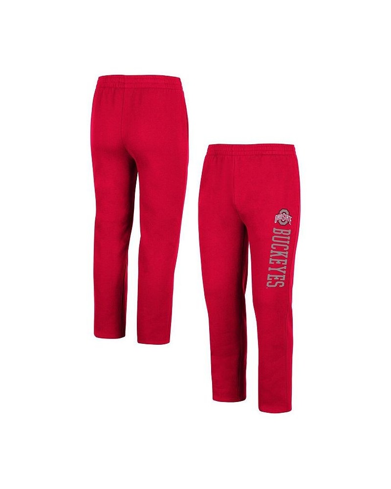 Men's Scarlet Ohio State Buckeyes Fleece Pants $23.10 Pants