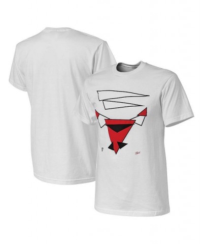 Men's NBA x Naturel White Chicago Bulls No Caller ID T-shirt $27.60 T-Shirts