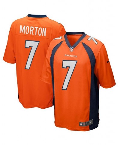 Men's Craig Morton Orange Denver Broncos Game Retired Player Jersey $56.00 Jersey